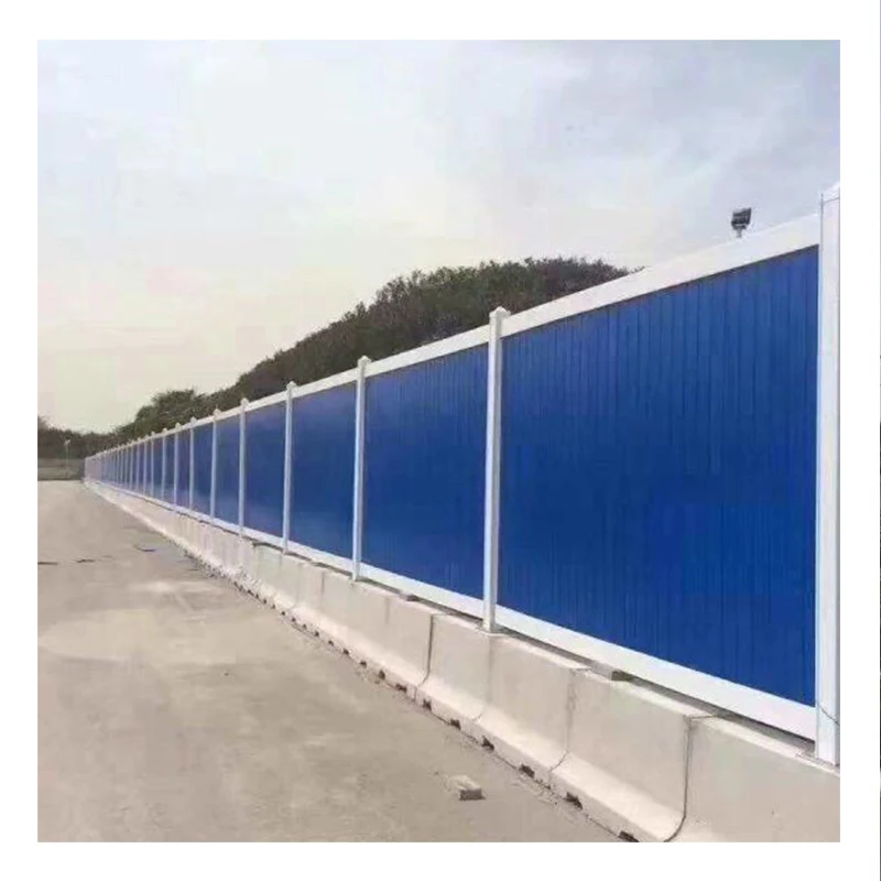 Multi-Color Bond Corrugated Sheet Enclosure Temporary Steel Hoarding Panel