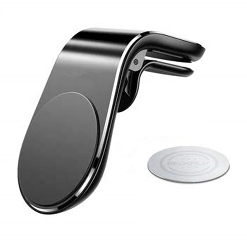 Универсальный L-образный держатель для мобильного телефона с креплением на вентиляционное отверстие