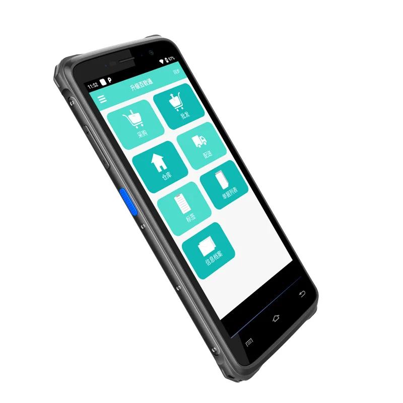 Android 9 0 прочный КПК смартфон промышленный 2 ГГц Ручной 1D 2D сканер штрих-кода инвентарь мобильный терминал