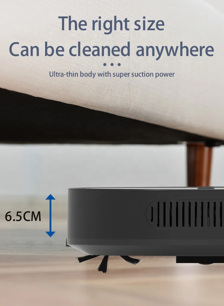 New upgraded wireless App control  floor care smart Aspiradora quiet robot vacuum cleaner  home use