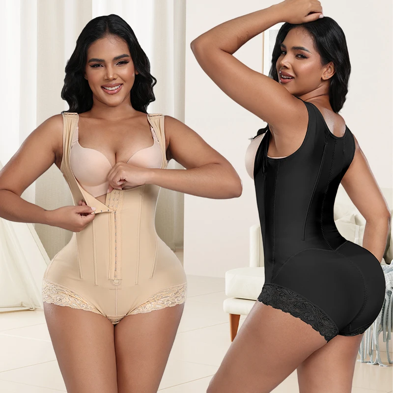 Wholesale Stage 1 Body Shaper Girdles High Compression Post Surgery Fajas Colombianas Moldeadoras Para Mujer Shapewear For Women