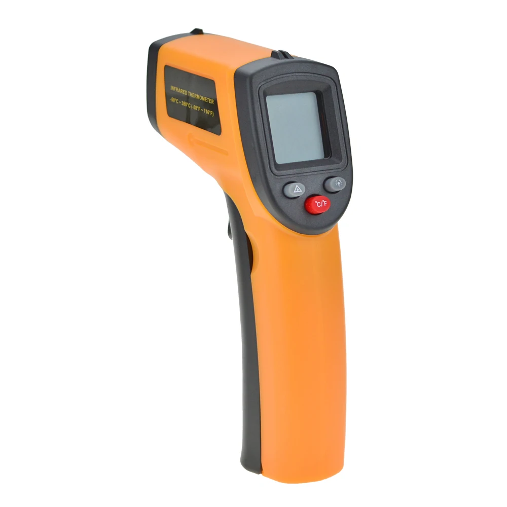 
GM320 Digital Non Contact Laser infrared Oven Thermometer Sensor -50-380 Degree Temperature Pyrometer IR Laser Point Gun Meter 