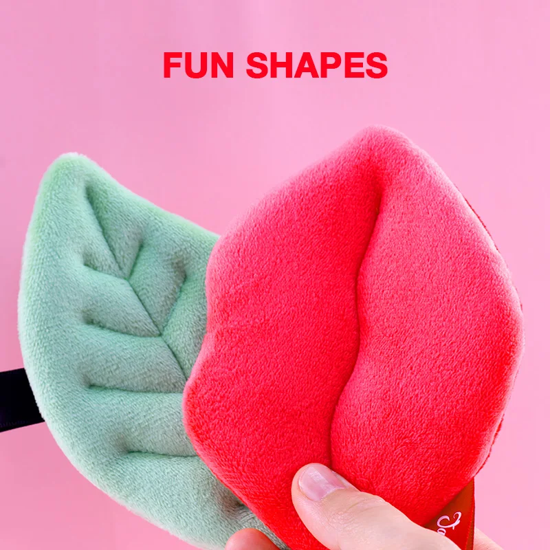 Unique design velour face makeup puff dual side foundation powder puffs blender with handle