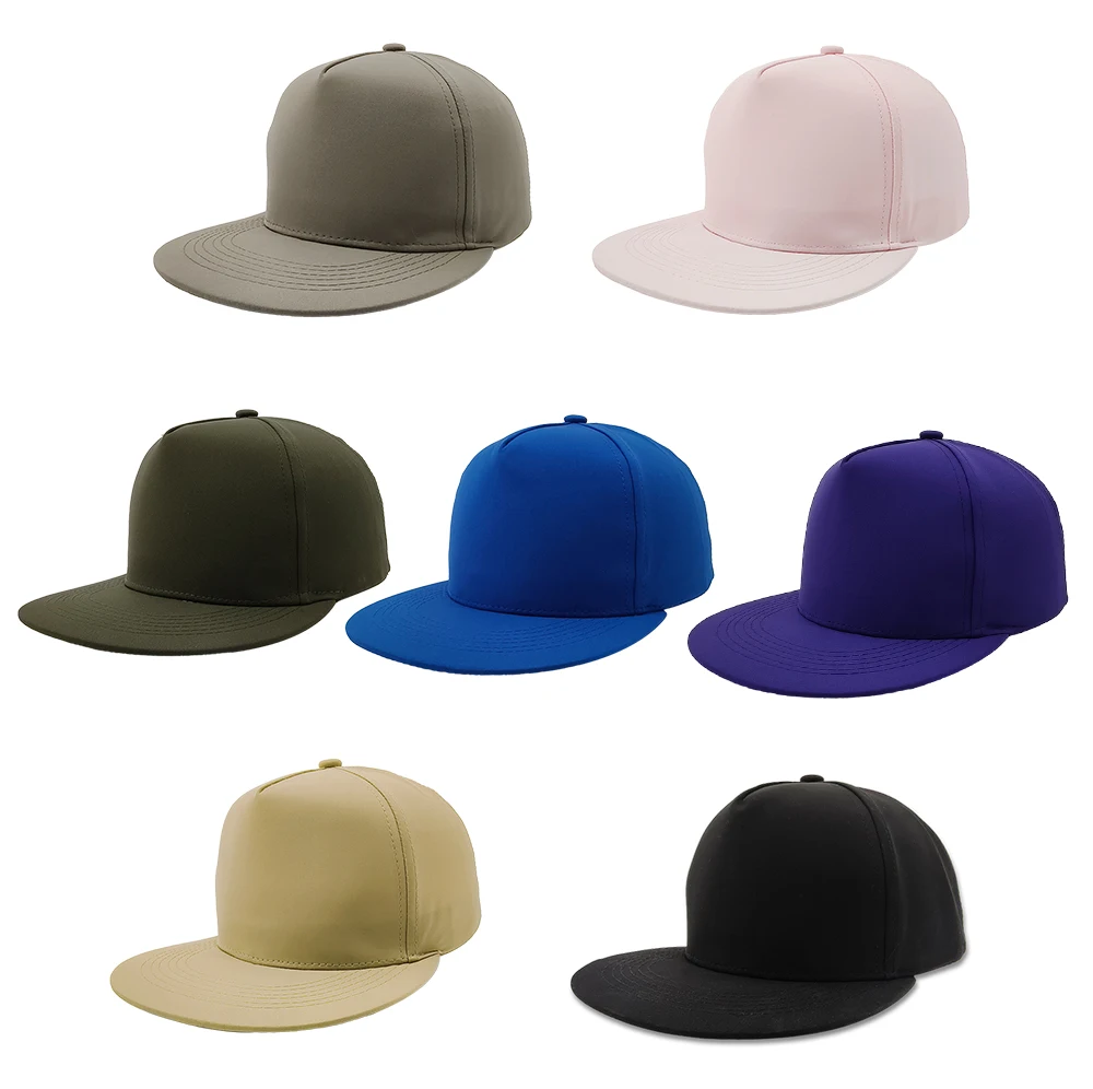 5 panel structured outdoor men women color hat manufacturer customized sports cap blank flat brim snapback hats