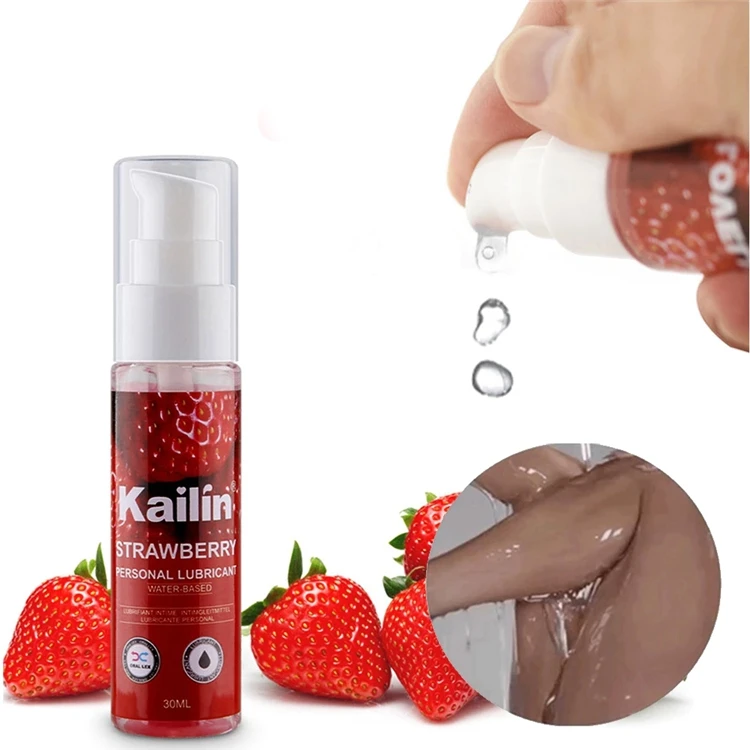 30 мл * 5 бутылок Kailin в 1Kit съедобные фрукты клубничный вкус смазка на водной основе секс смазки Съедобные персональный лубрикант для cokelife