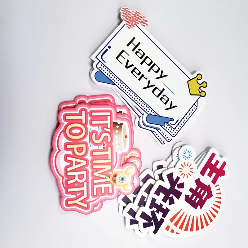 Customized Foam board Sign Photo Booth Props Cheering Photo Props