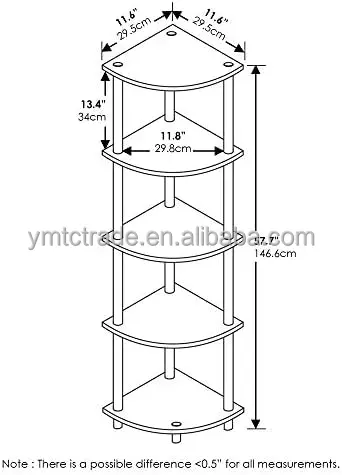 Markdown Sale Stocked 3 Tier Wooden Corner Shelf Kitchen Rack 5-layer 3 Tier Bathroom Corner Rack Bathroom Shower Shelf