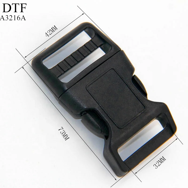 Plastic side release buckle  curved safety buckle  plastic dog collar buckles