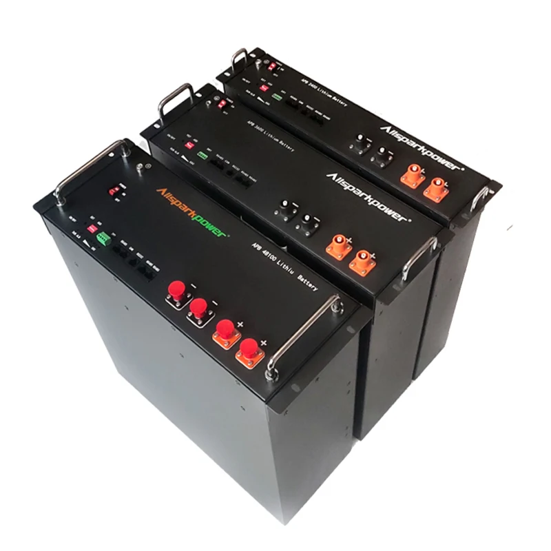 Rechargeable 10kw LiFePO4 Lithium Battery 48V 50AH 100AH Li Ion Battery Pack built-in BMS
