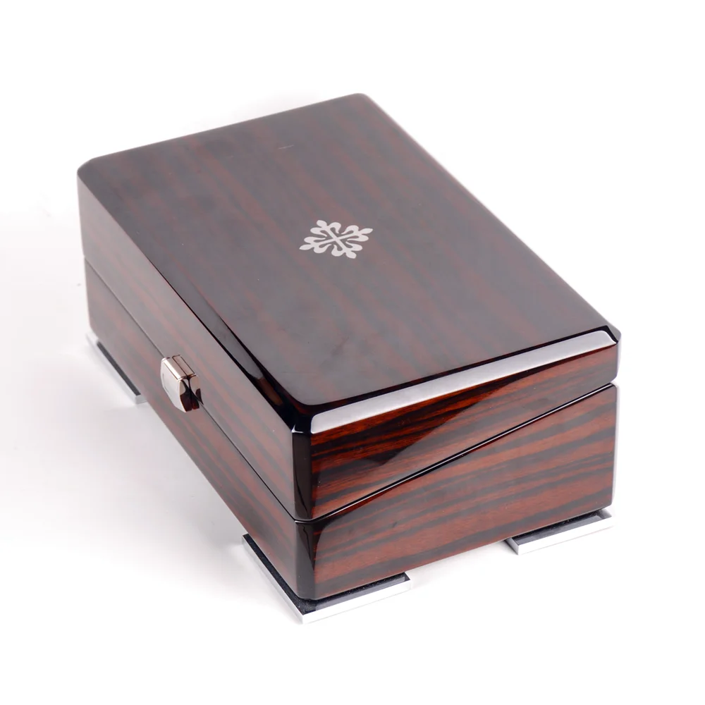 Изготовитель под заказ, высокое качество, лак для пианино, эбеновое дерево, роскошная коробка для часов