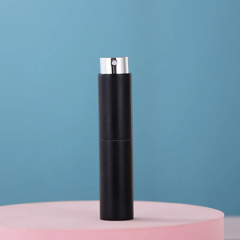 Twist Up Glass Atomizer Sprayer Atomizer Bottle Refillable Aluminum Perfume Atomizer