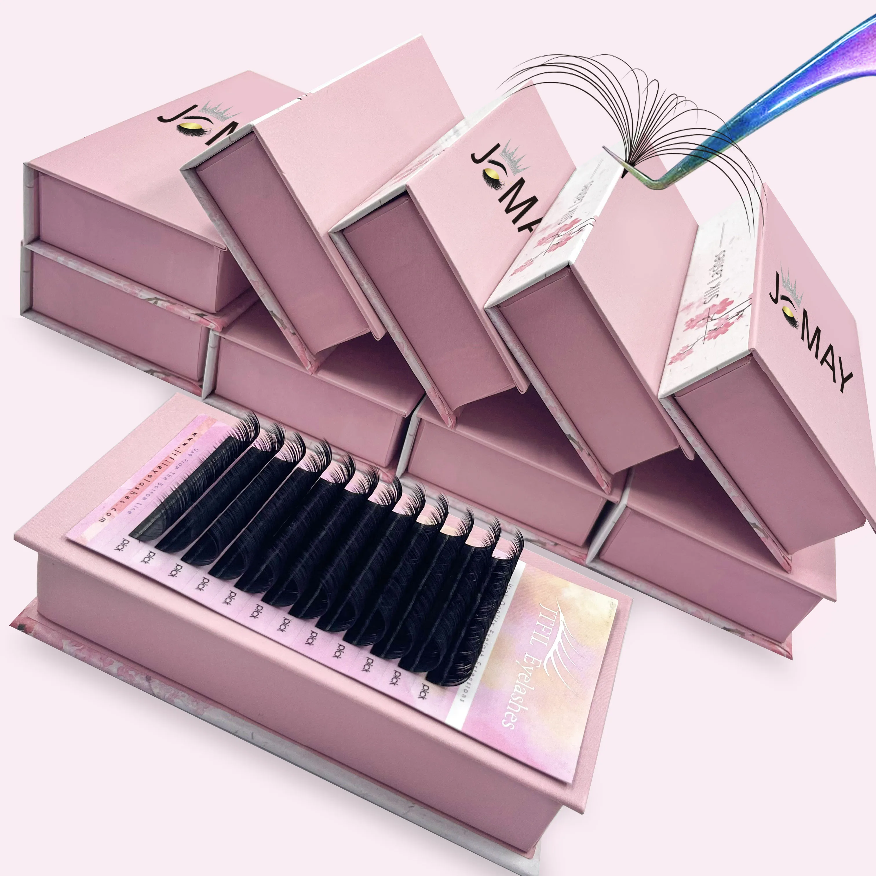 Loose Bottom Mega Volume Velvet Individual Mink Lash Line  eyelash Extension Suppliers Cashmere Eyelash Extensions Lash Trays
