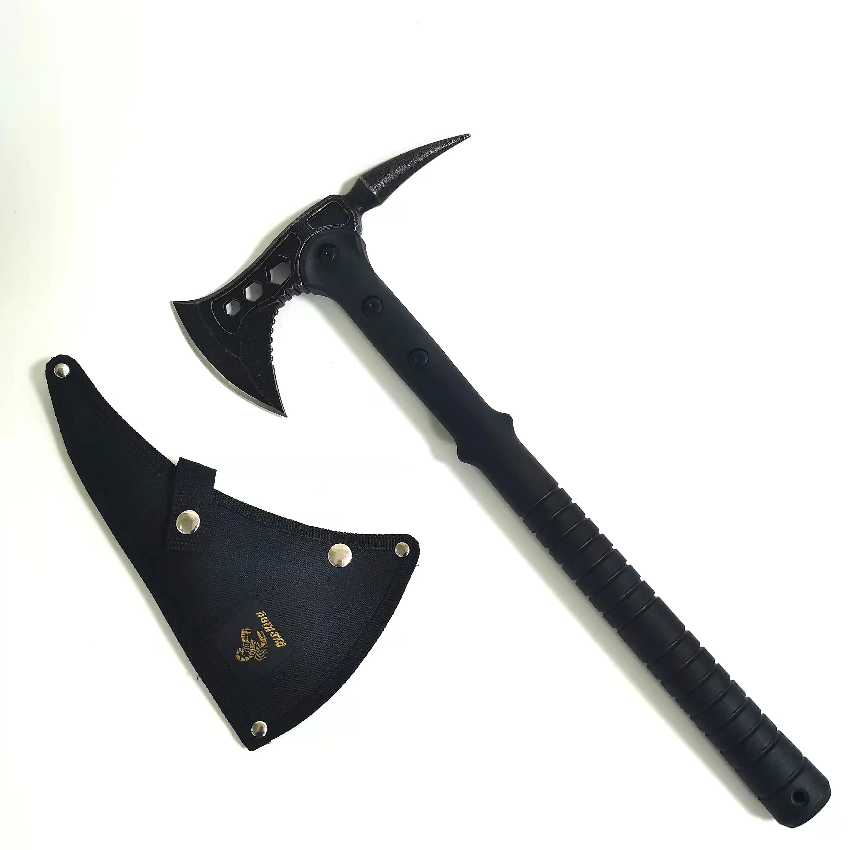 Steel actical Camping Axe Splitting Maul Survival Hatchet with Fiberglass Handle