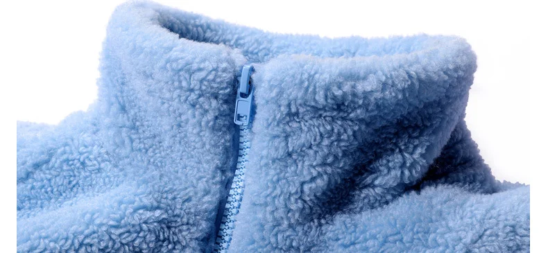 Wholesale winter Outdoor Clothing Mens Custom  Sherpa Jacquard trapstar Fleece Jacket 7