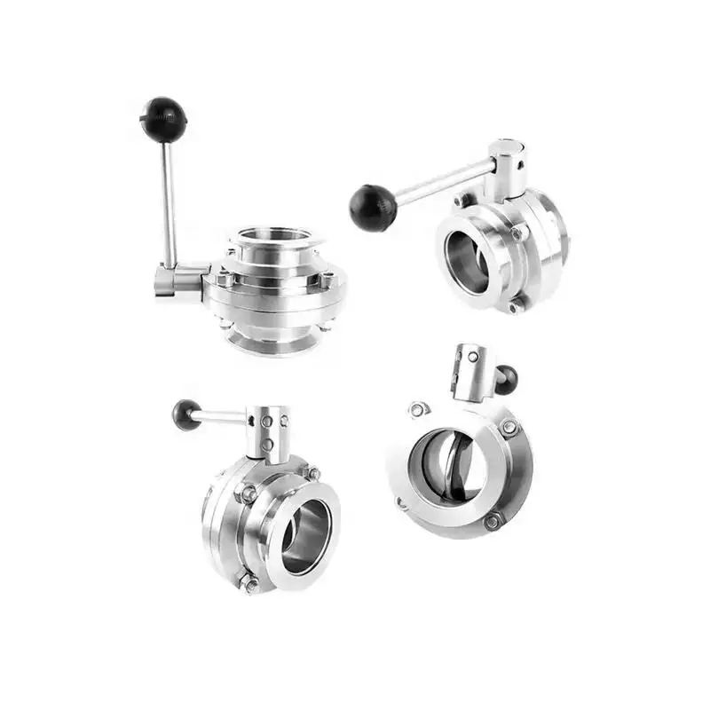 Popular Design butterfly valve blue handle sanitary butterfly valve stainless steel valve/ball valve/gate valve