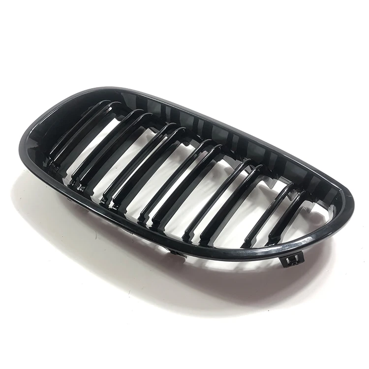 2004-2009 Gloss Black Double Slat Custom Car Front Grille for BMW E60 E61 M5