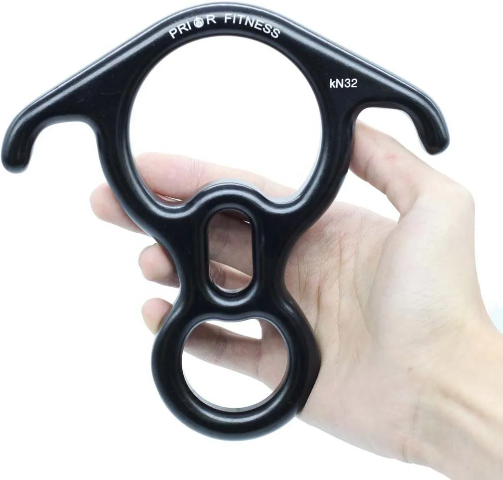 CE Drop Device Climbing Products Eight Figure fall arrester 32KN Climbing Figure 8 Descender