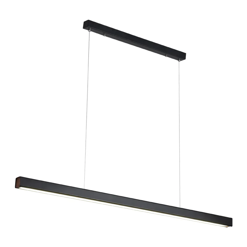 
Производитель, простой внутренний длинный офисный подвесной декоративный светильник, современный светодиодный Потолочный подвесной светильник, люстра 