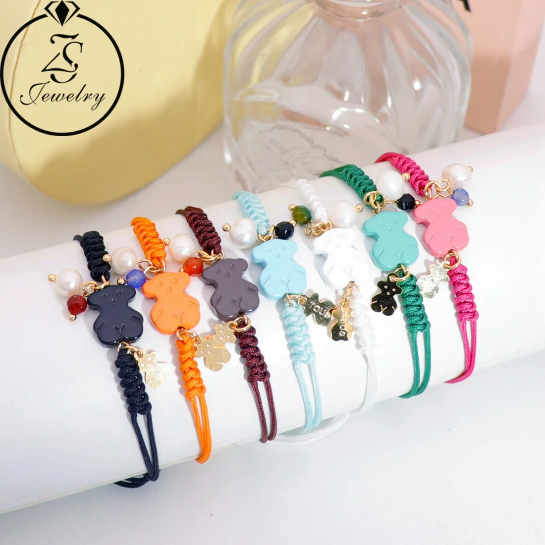Handmade Rope String Braided Bracelet Stainless Steel Bracelet Multicolor Adjustable Girls Bracelet Custom Wholesale