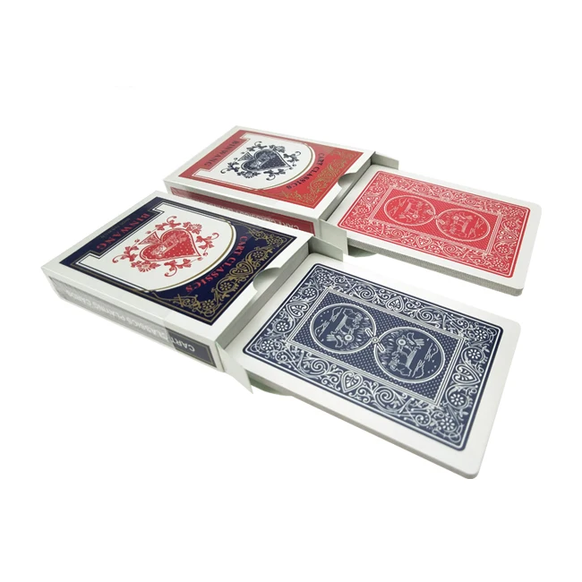 KAILE Factory Customised Recyclable Casino Board Game  printed  Playing Cards with box paper poker