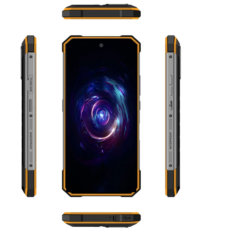 8-Core Chip 5G 8G+256G Android 11 6.3-Inch Rugged Phone Explosion-Proof Waterproof 48M Pixels NFC Fingerprint Recognition Type C