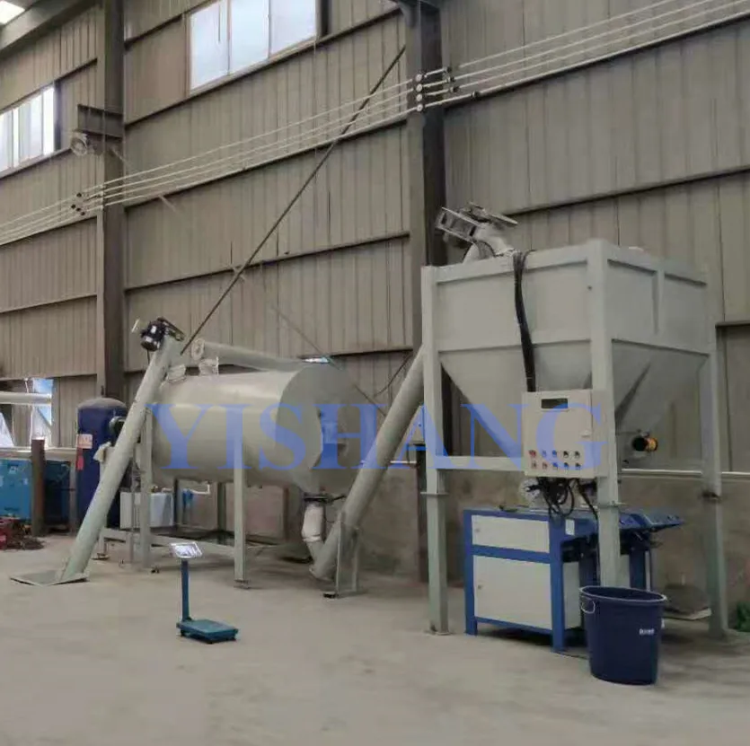 Ceramic floor tile adhesive self-leveling water-proof formulated dry mix mortar  machine production line