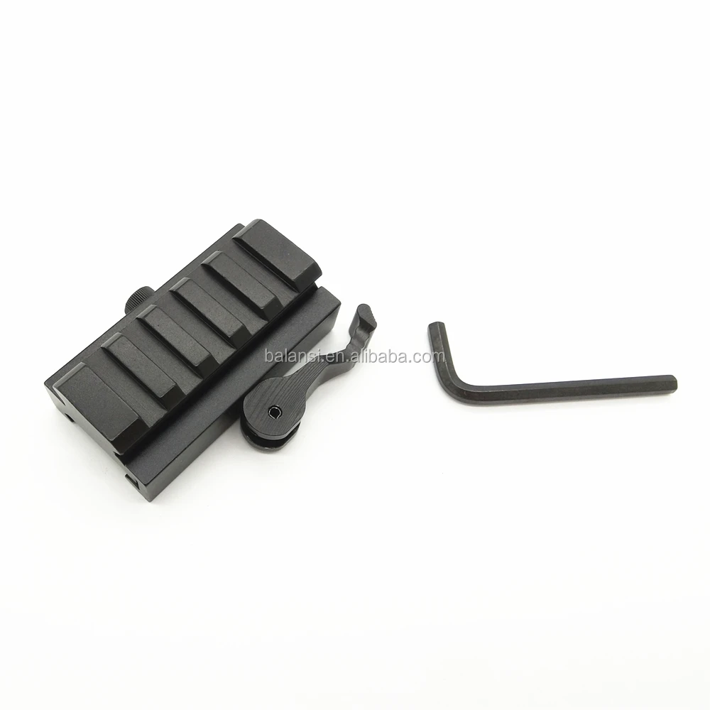 5 slots Low Profile Picatinny Riser Mount with Quick Release