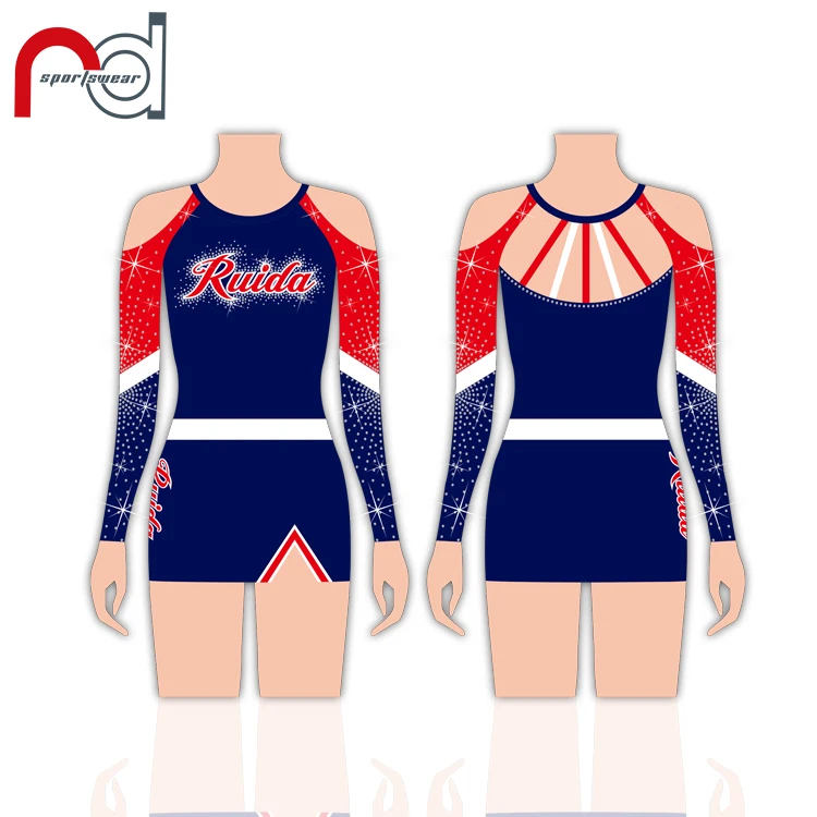 Ruida sportswear Cheer uniforms design girls and boys Quality Youth cheerleading uniforms wholesale
