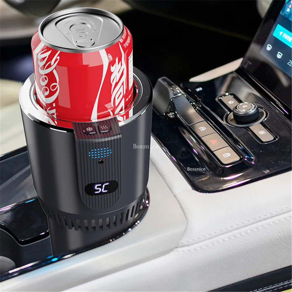 DC12V Car Heating Cooling Cup Warmer Cooler Smart Cup Mug Holder Tumbler Cooling Beverage Drinks Cans Summer Drink