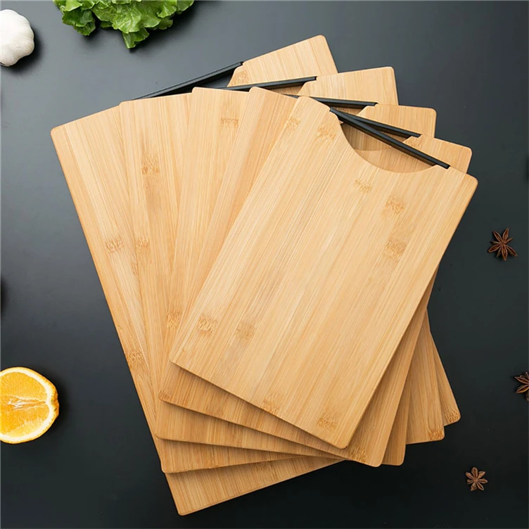 Chopping Wood Boards And Utensils With Strainer Set Good Life Butcher Block Wooden Large Kitchen Bamboo Bread Cutting Board