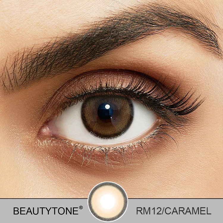 Romance chocolate Natural colored contact lenses for eyes cosmetic color contact lens