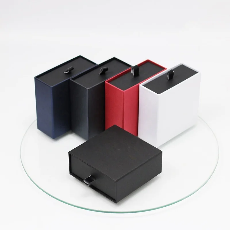 Индивидуальный бумажный ящик упаковочная коробка ювелирные изделия ожерелье серьги подарочная Прямая поставка с завода