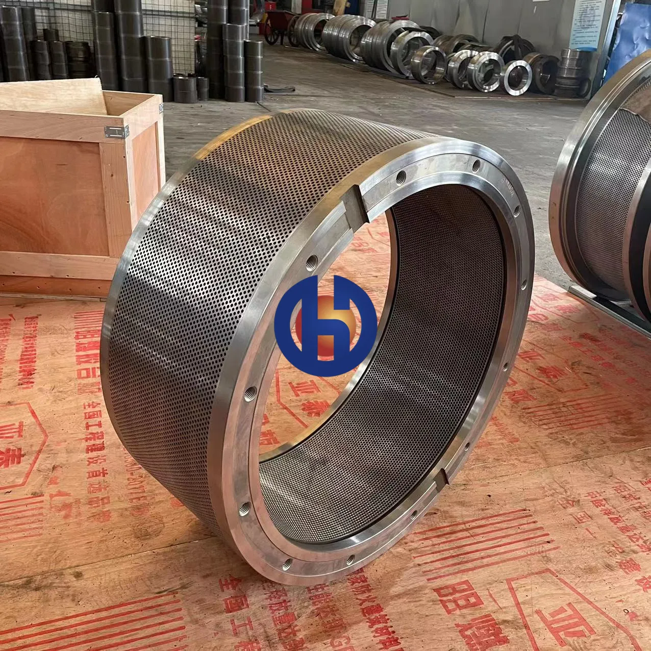 animal feed pellet machine Salmatec Maxima 840 stainless steel ring die pellet die