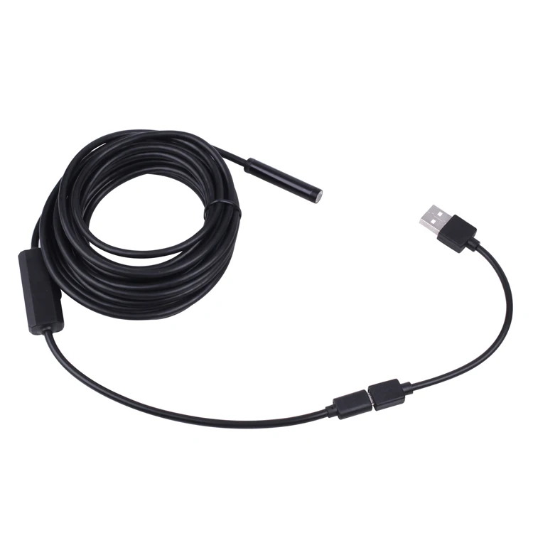 8MM Lens 1200P 2m Hard Wire Wifi Endoscope IP67 Inspection Camera Industrial Camera USB For Mobile
