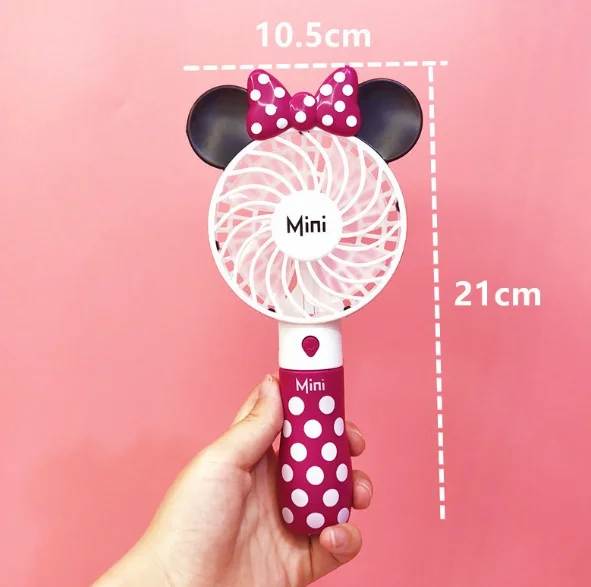 Портативный Симпатичный мини-вентилятор с Микки Минни