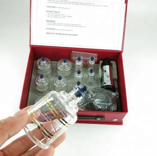 12 шт. в упаковке dingyao баночный набор/пластиковая Вакуумная присоска Hijama форма чашки