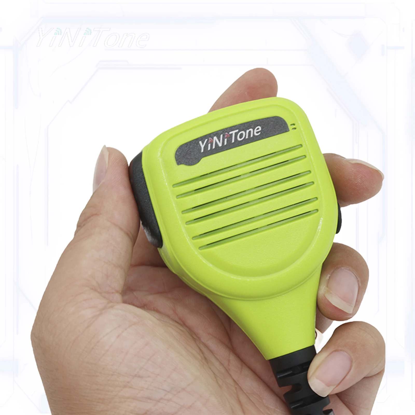 Green Fashion Mic 2 Pin Radio For Baofeng UV5R BF888S Walkie-Talkie PMMN4013A K plug Handheld Speaker Microphone High Quality