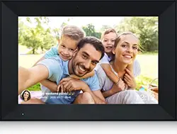 New Functions 10.1 inch HD Wide Screen Digital Photo Frame with Holder Remote Control
