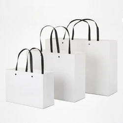 custom printed luxury cardboard paper bag with logo print