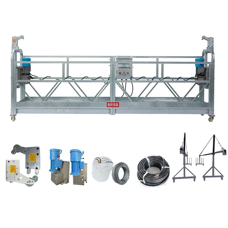 ZLP630 hoist motor power aluminum alloy steel suspended platform electric scaffolding
