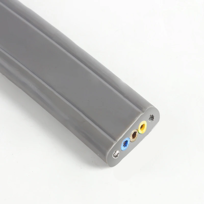 Special mobile flat cable for locomotive