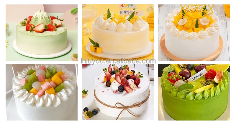 Small fully automatic Birthday cake Spreading Decorating Machine Desk Cake bread cream Coating Filling Smoothing Machine