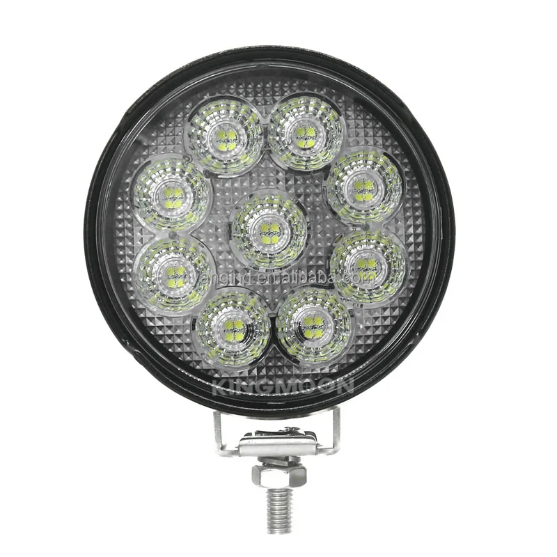 4.6inch round Emark R10 high output LED work light 12V 24V flood with thermo sense