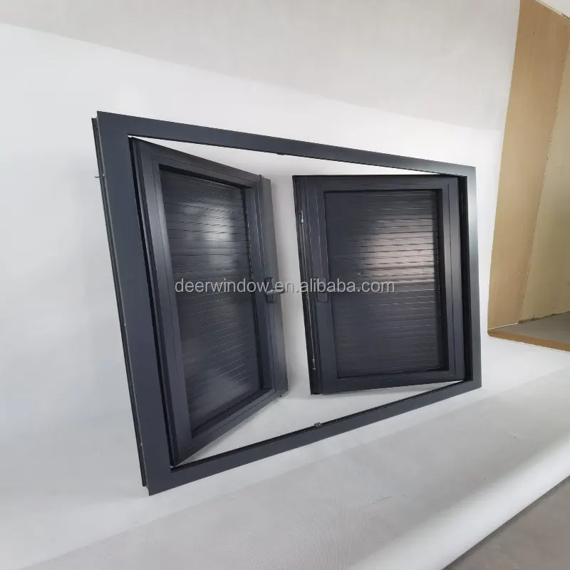 Deer Orders shipped directly Energy saving Aluminium double glass casement window with  System