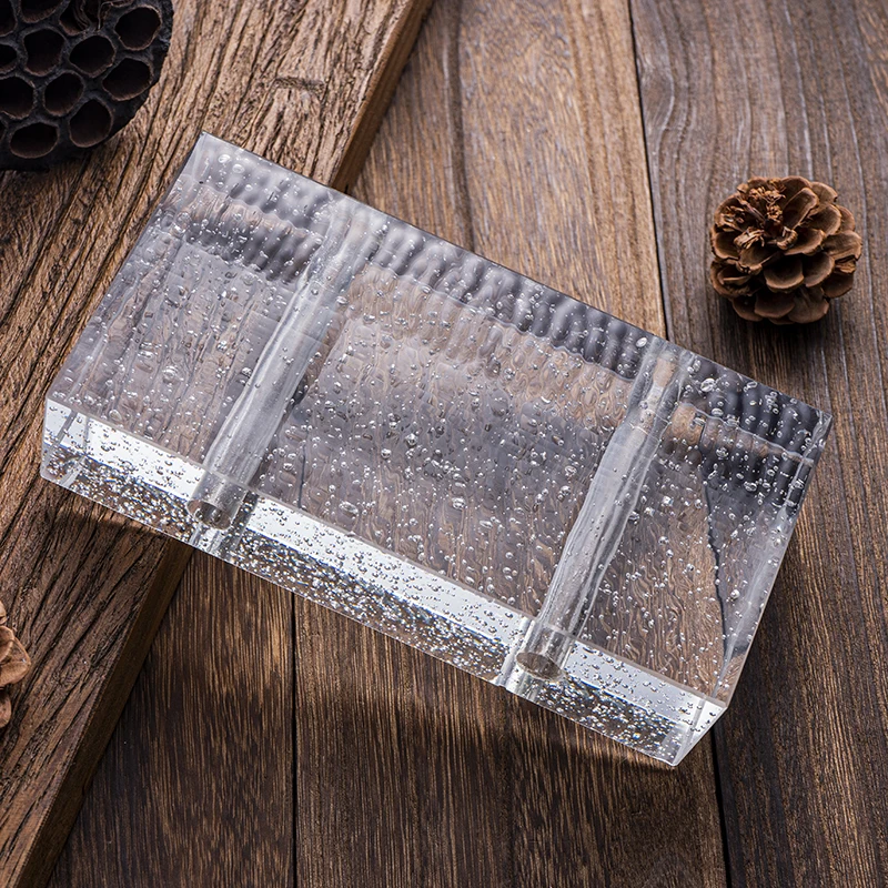 Crystal Glass Bricks Colored Custom Shape Glass Blocks Architectural Decorative Glass Block Wall Facade Partition