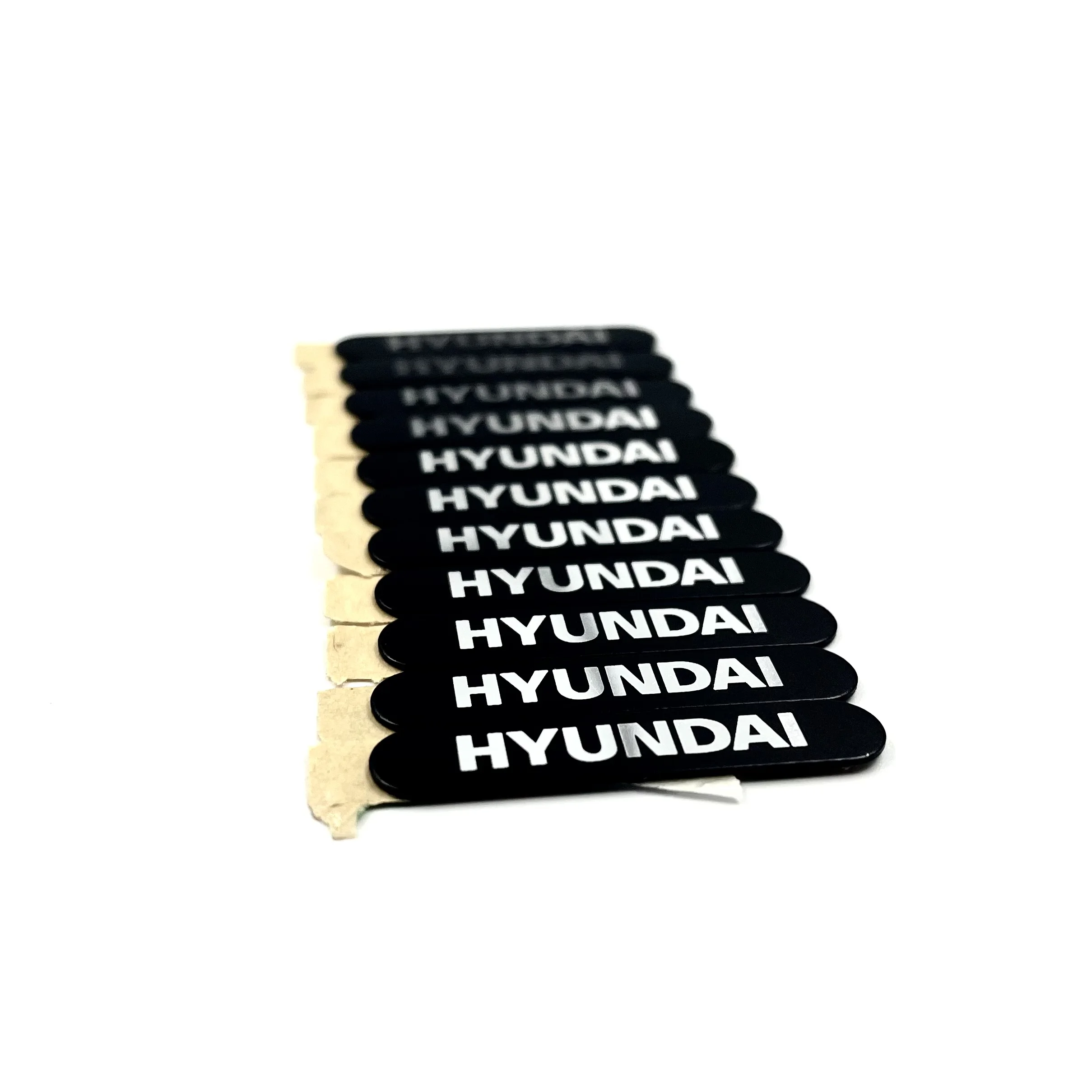 High Quality Custom Metal 3D Embossed Label Brushed Anodized Aluminum Logo Name Plate Metal Logo Die Casting Metal Nameplate