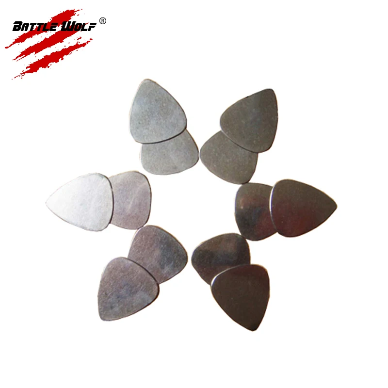 Hot Sell Smooth Stainless Steel Metal Guitar Pick