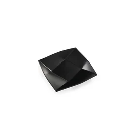 Hot Selling Black Square Shaped Luxury Cheap Bulk Melamine Dinner Plates