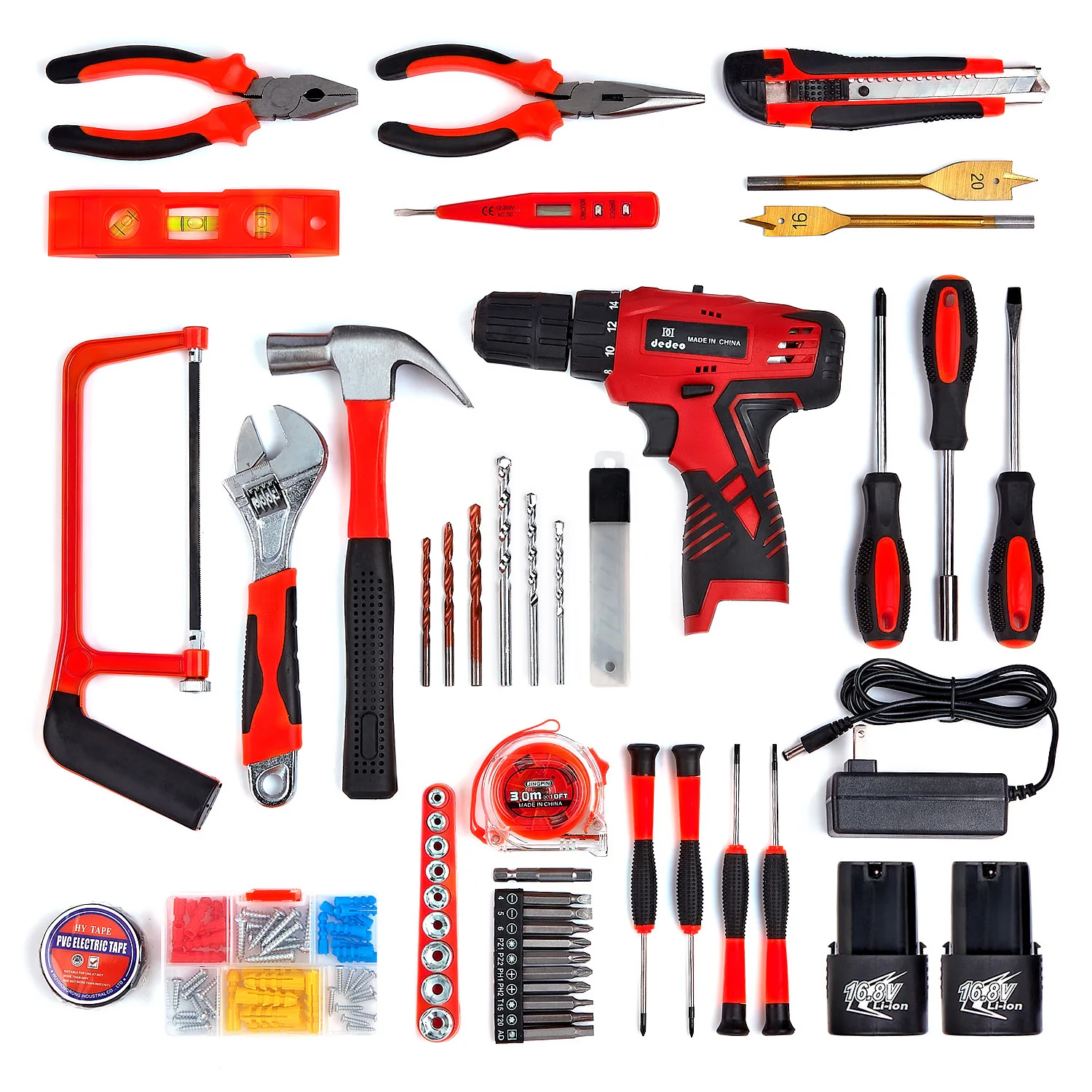OEM 16.8v Household Battery Driver Screwdriver Mini Power Drills Cordless Electric Drill Machine tool cabinet