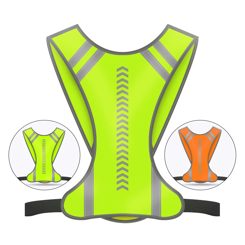 Factory Custom Reflective Clothing Cycling Sports Reflective Vest Night Run Outdoor Reflective Clothing Reflective Vest
